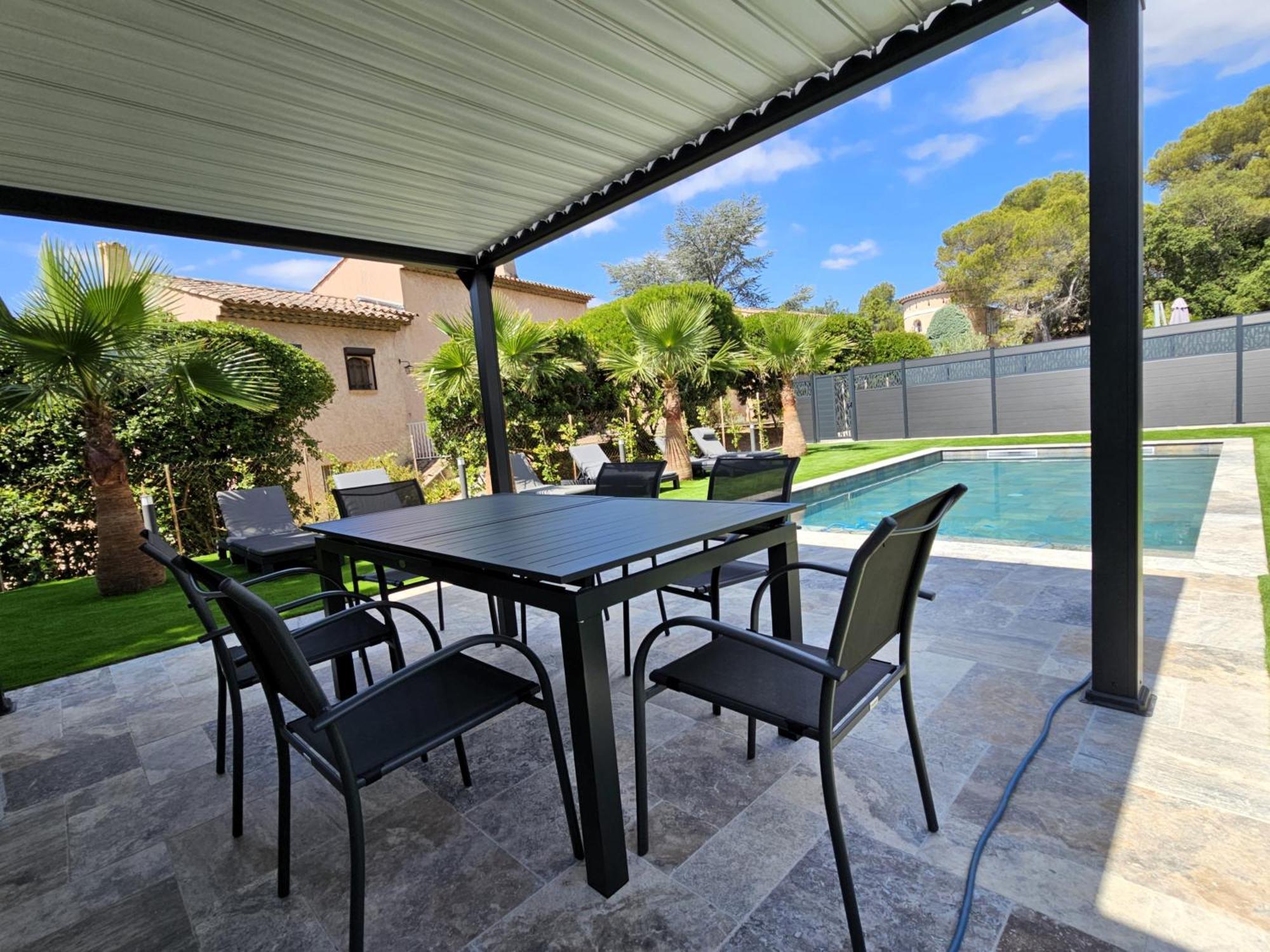 Etoile Du Berger Saint Aygulf 3 Villas Et 4 Appartements Jardin Individuel Et Piscine Chauffee En Saison - La Mer Et Les Plages 450 M מראה חיצוני תמונה