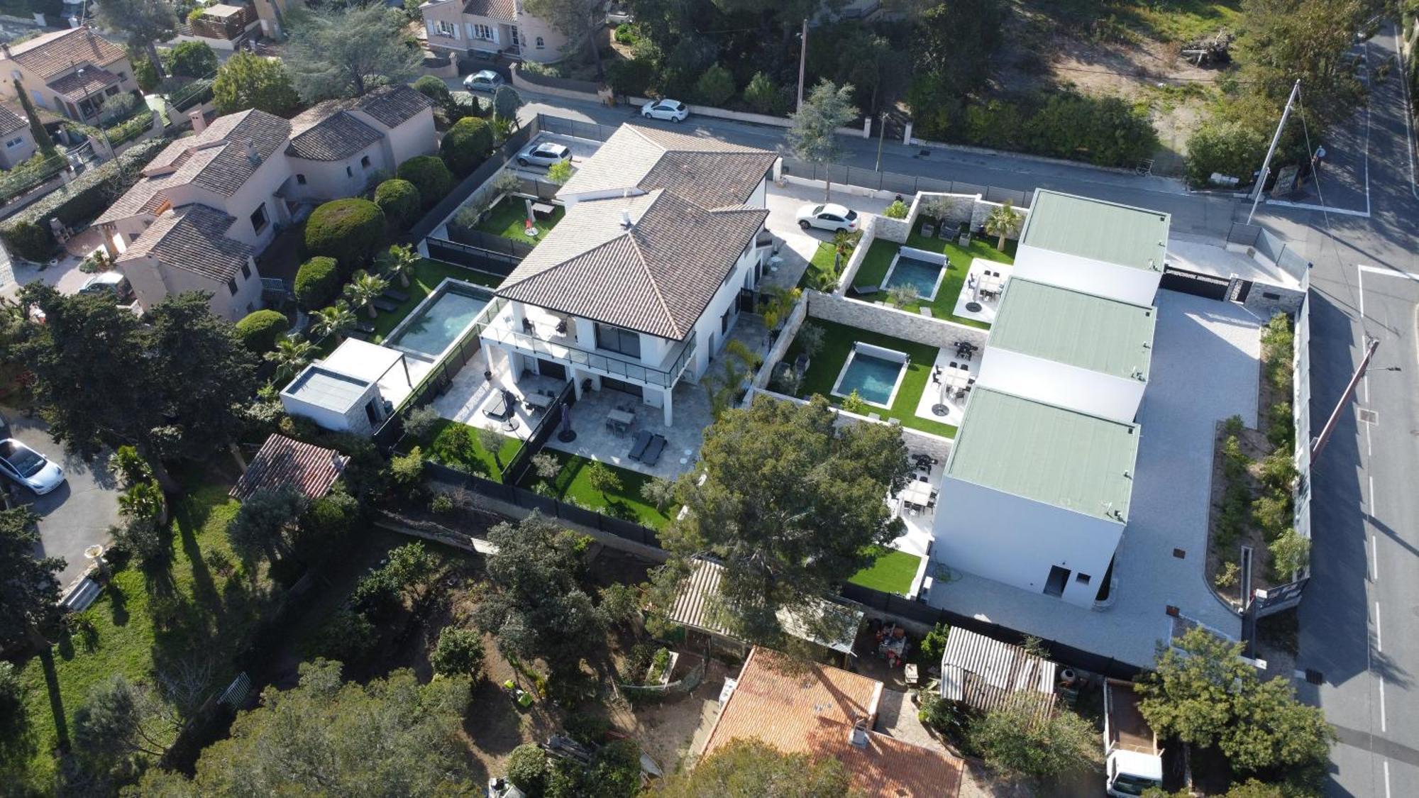 Etoile Du Berger Saint Aygulf 3 Villas Et 4 Appartements Jardin Individuel Et Piscine Chauffee En Saison - La Mer Et Les Plages 450 M מראה חיצוני תמונה