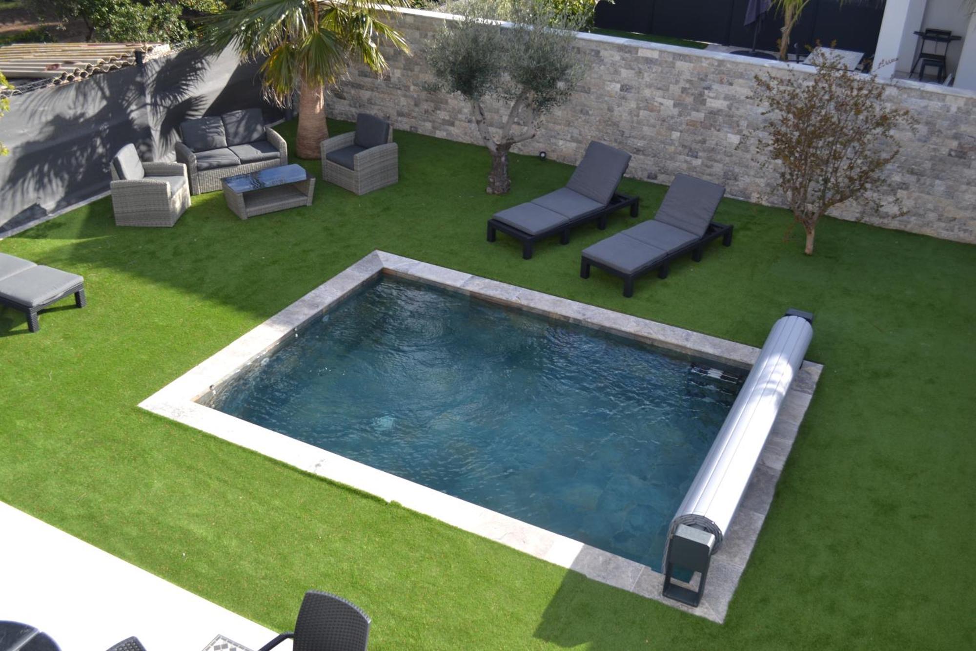 Etoile Du Berger Saint Aygulf 3 Villas Et 4 Appartements Jardin Individuel Et Piscine Chauffee En Saison - La Mer Et Les Plages 450 M מראה חיצוני תמונה