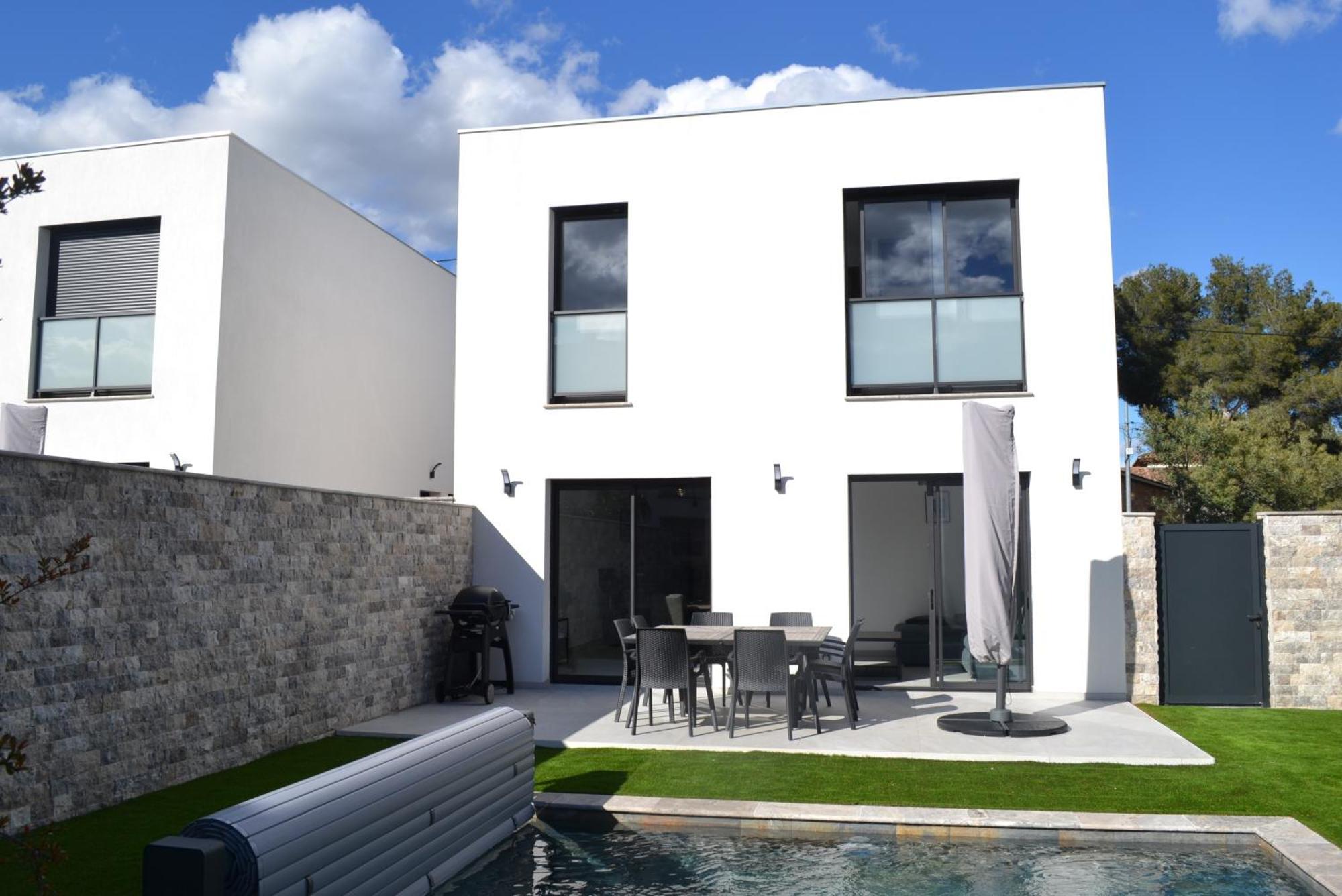Etoile Du Berger Saint Aygulf 3 Villas Et 4 Appartements Jardin Individuel Et Piscine Chauffee En Saison - La Mer Et Les Plages 450 M מראה חיצוני תמונה