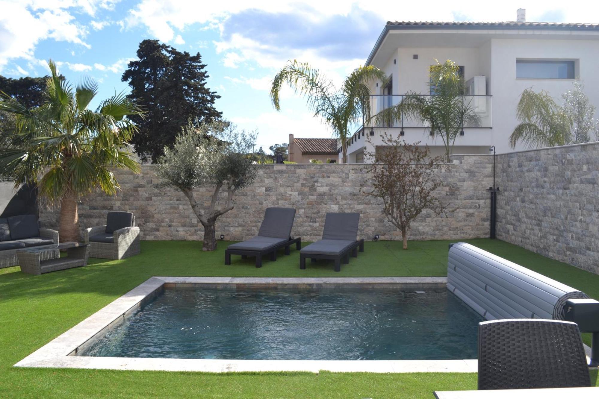 Etoile Du Berger Saint Aygulf 3 Villas Et 4 Appartements Jardin Individuel Et Piscine Chauffee En Saison - La Mer Et Les Plages 450 M מראה חיצוני תמונה