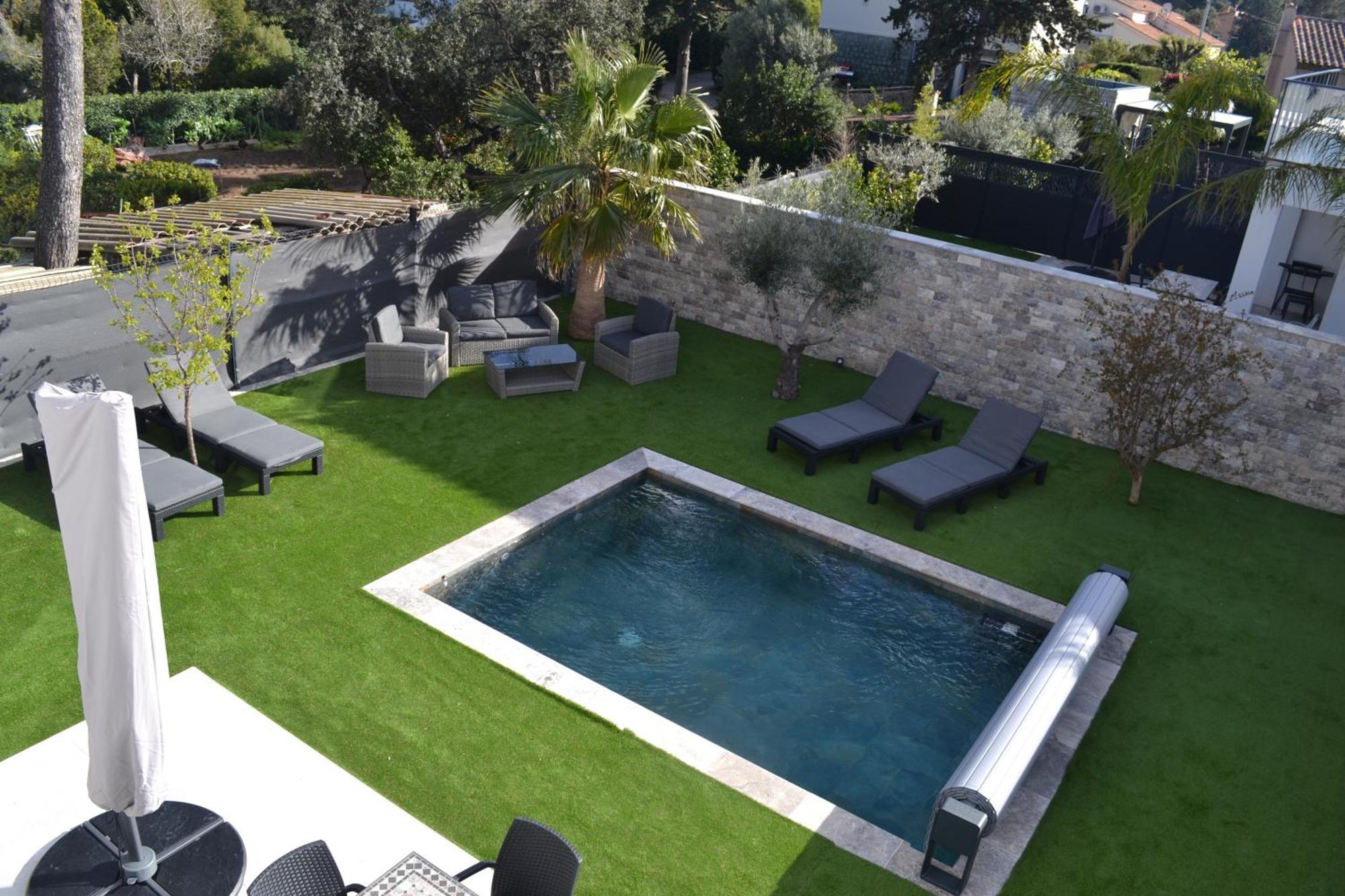 Etoile Du Berger Saint Aygulf 3 Villas Et 4 Appartements Jardin Individuel Et Piscine Chauffee En Saison - La Mer Et Les Plages 450 M מראה חיצוני תמונה
