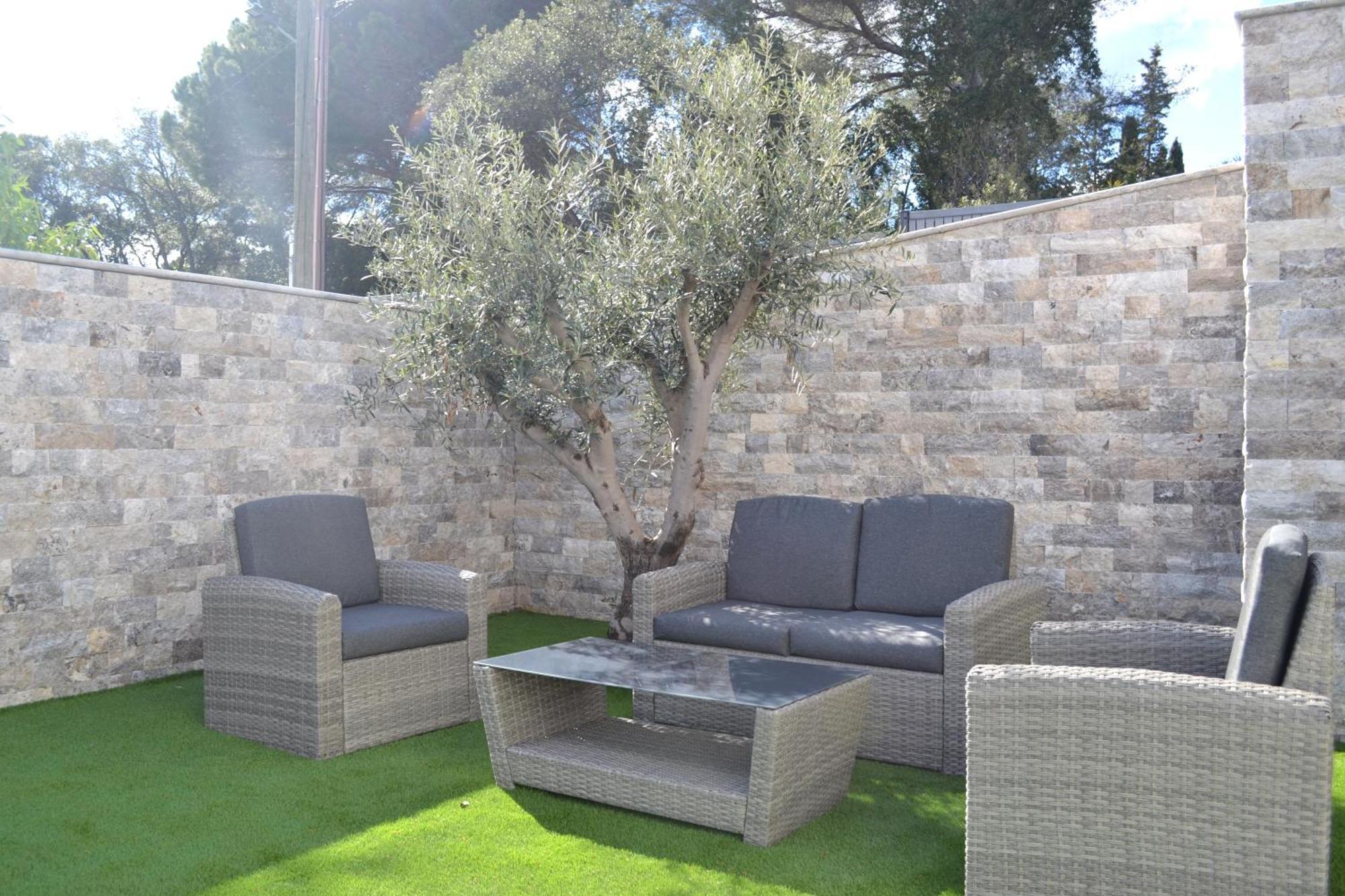Etoile Du Berger Saint Aygulf 3 Villas Et 4 Appartements Jardin Individuel Et Piscine Chauffee En Saison - La Mer Et Les Plages 450 M מראה חיצוני תמונה